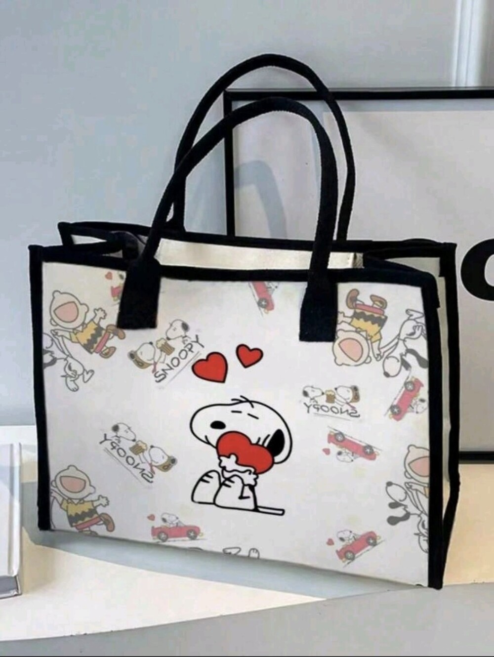 Snoopy Canvas Tote Bag